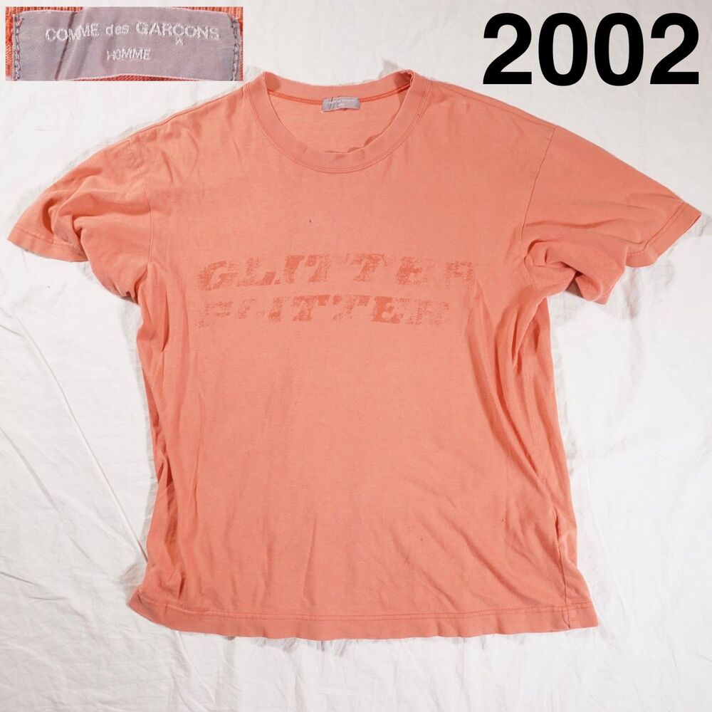 Comme des Garçons Homme 2002 Glitter T Shirt Archive Rare Grail No Size Tag